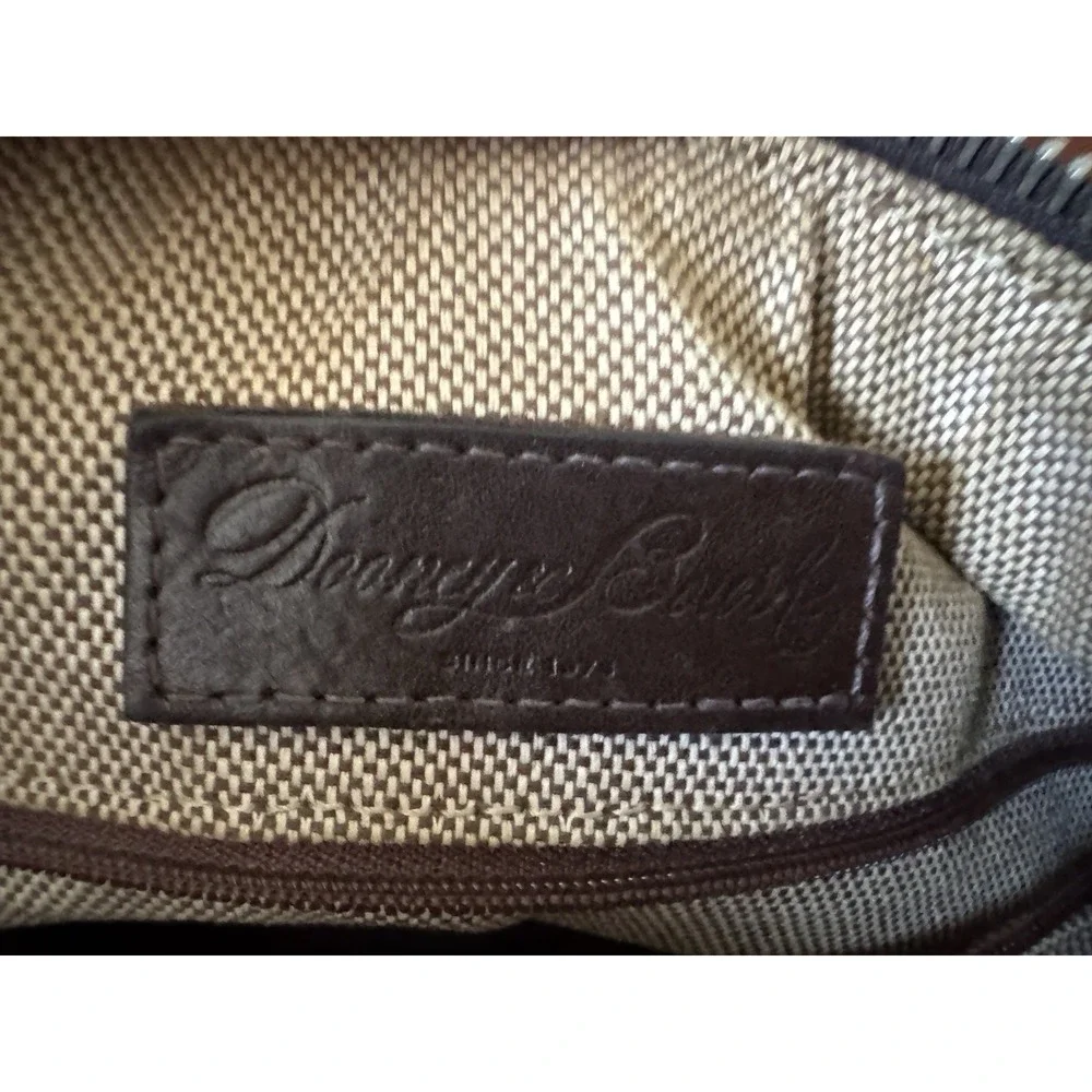 Dooney & Bourke Brown Pebble Grain Leather Hobo Shoulder Bag